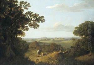 View of the Campi Flegrei from the Camadolise Convent near Naples