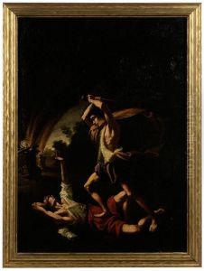 Cain Slaying Abel by Caravaggio