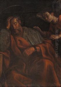 Sanpietro E L'angelo by Caravaggio