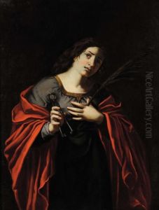 Figura Di Santa by Caravaggio