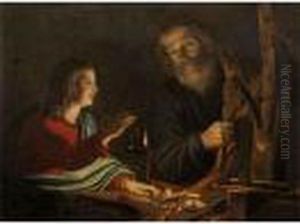 San Giuseppe E Gesu by Caravaggio