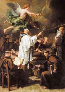 The Death of St Francis by Jean-baptiste Jouvenet
