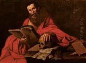 San Girolamo In Meditazione by Caravaggio