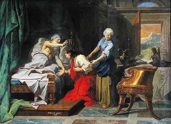 Isaac Blessing Jacob - view 1