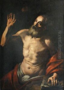 Saint Gerome by Caravaggio