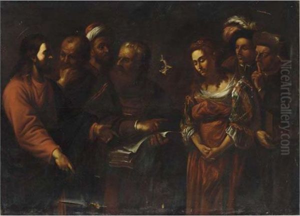 Christ And The Woman Taken In Adultery - view 1