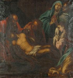 Bearing The Body Of Christ by Caravaggio