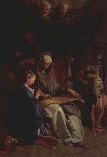 Saint Anne Reading the Virgins Scroll - view 1