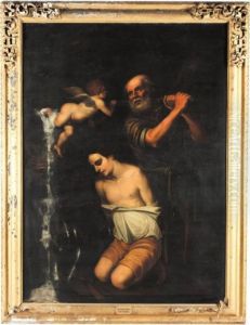 The Sacrifice Of Isaac by Caravaggio