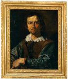 Ritratto Di Gentiluomo A Mezza Figura Con Una Spada by Caravaggio