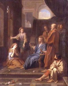 Christ in the House of Martha and Mary by Jean-baptiste Jouvenet