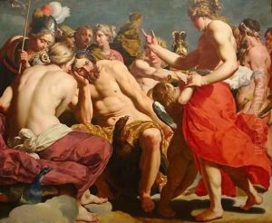 Jupiter Rebuked by Venus by Abraham Janssens