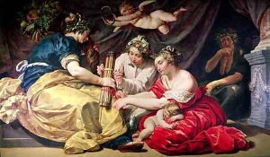 Peace and Plenty Binding the Arrows of War 1614 by Abraham Janssens