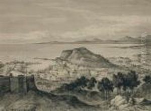 La Baie De Nice by Consalvo Carelli