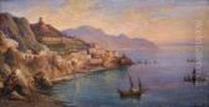 Veduta Di Amalfi by Consalvo Carelli