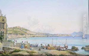 Baie De Naples by Consalvo Carelli