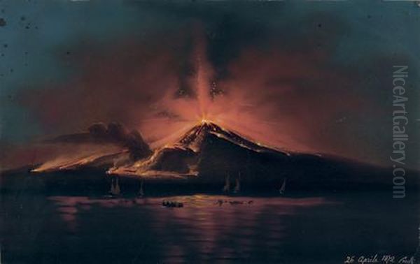 L'eruption Du Vesuve - view 1