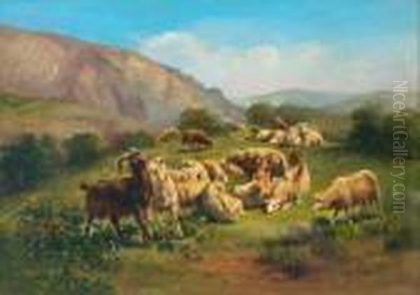 Paesaggio Con Armenti In Riposo - view 1