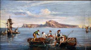 Pescatori A Capri by Consalvo Carelli