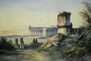 Paestum by Consalvo Carelli