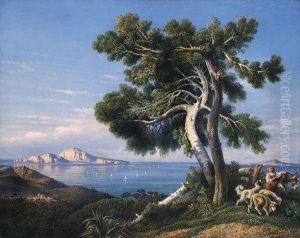 Capri Da Massa Lubrense by Consalvo Carelli
