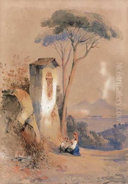 Napoli, L'ora Della Preghiera - 1851 - view 1