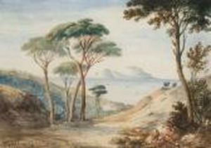 Coastal View by Consalvo Carelli
