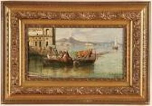 Bay Of Naples by Consalvo Carelli