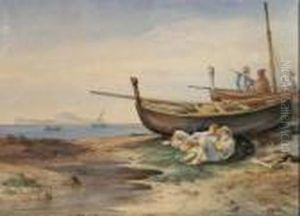 Il Riposo Dei Pescatori by Consalvo Carelli