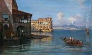 Palazzo Donn'anna by Consalvo Carelli