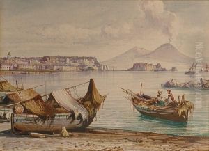 The Bay Of Naples by Consalvo Carelli
