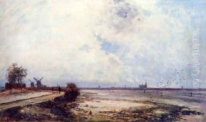 Dutch Landscape by Johan Barthold Jongkind