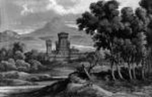 Castello Nei Dintorni Di Napoli by Consalvo Carelli