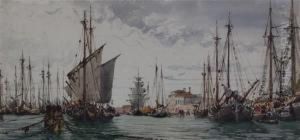 Venetian Harbour View by Gabriele Carelli