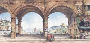 Firenze Veduta Dal Ponte Vecchio by Gabriele Carelli