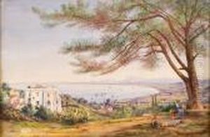 Veduta Del Golfo Di Napoli Da Castellamare by Gabriele Carelli