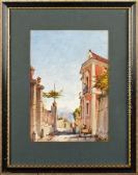 An Italian Street Scene - view 1