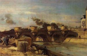 Fire on the Pont Neuf, 1853