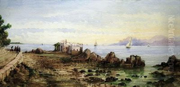Scorcio Di Costa Con Figure - - view 1