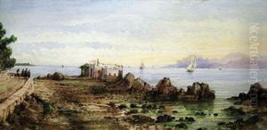 Scorcio Di Costa Con Figure -