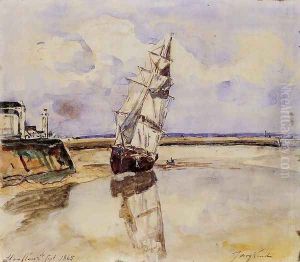 Honfleur by Johan Barthold Jongkind
