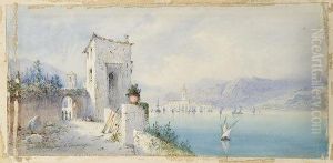 Veduta Del Lago Di Como by Gabriele Carelli