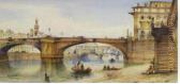 Veduta Di Ponte Santa Trinita - view 1
