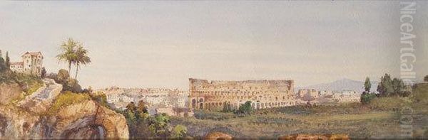 Veduta Di Roma Al Colosseo - view 1