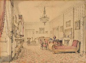Stanza Di Musica Stile Biedermeier by Gabriele Carelli