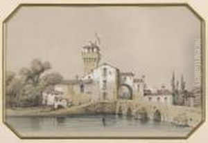A Village By A River by Gabriele Carelli