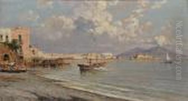 Gulf Of Naples With Mount Vesuvius - view 1
