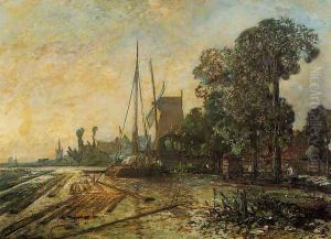 Windmill Near The Water
