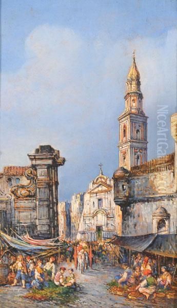 Piazza Del Carmine A Napoli - view 1