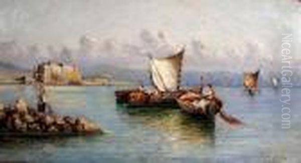 Marina Con Barche E Pescatori - view 1
